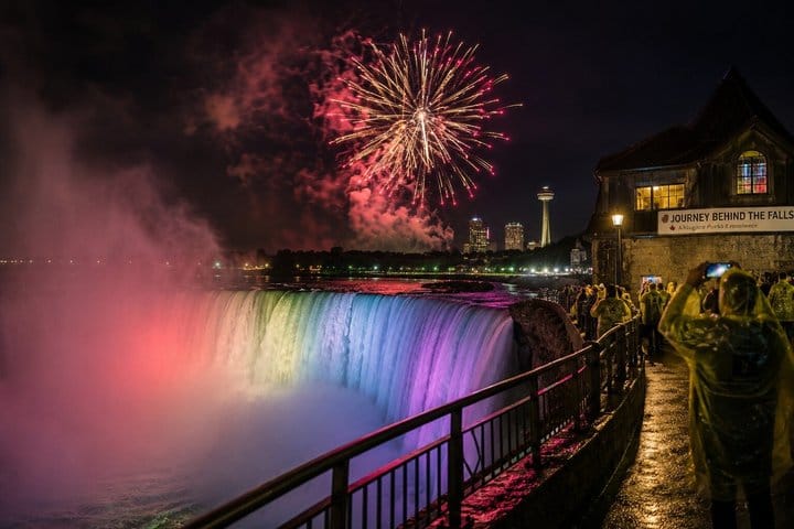 Niagara Falls: Journey Behind the Falls Fireworks Experience 2